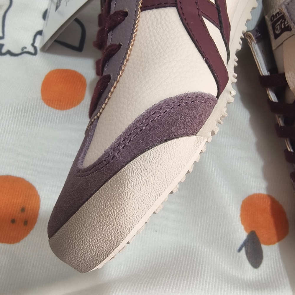 Onitsuka Tiger by Asics Women’s Pink and Burgundy Serrano Sneaker - Picture 11 of 11